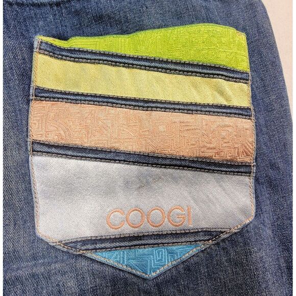 Coogi Jeans Mens 38 X 34 Baggy Y2K Jeans Blue Wide Leg Skater Grunge Hip Hop VTG - Picture 6 of 15